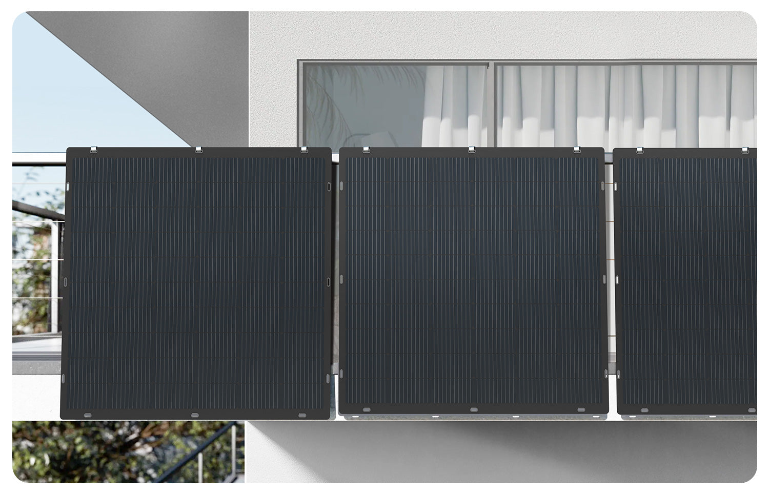 MARSTEK Apollo Flexibles Solarpanel (110W, 4er-Pack)