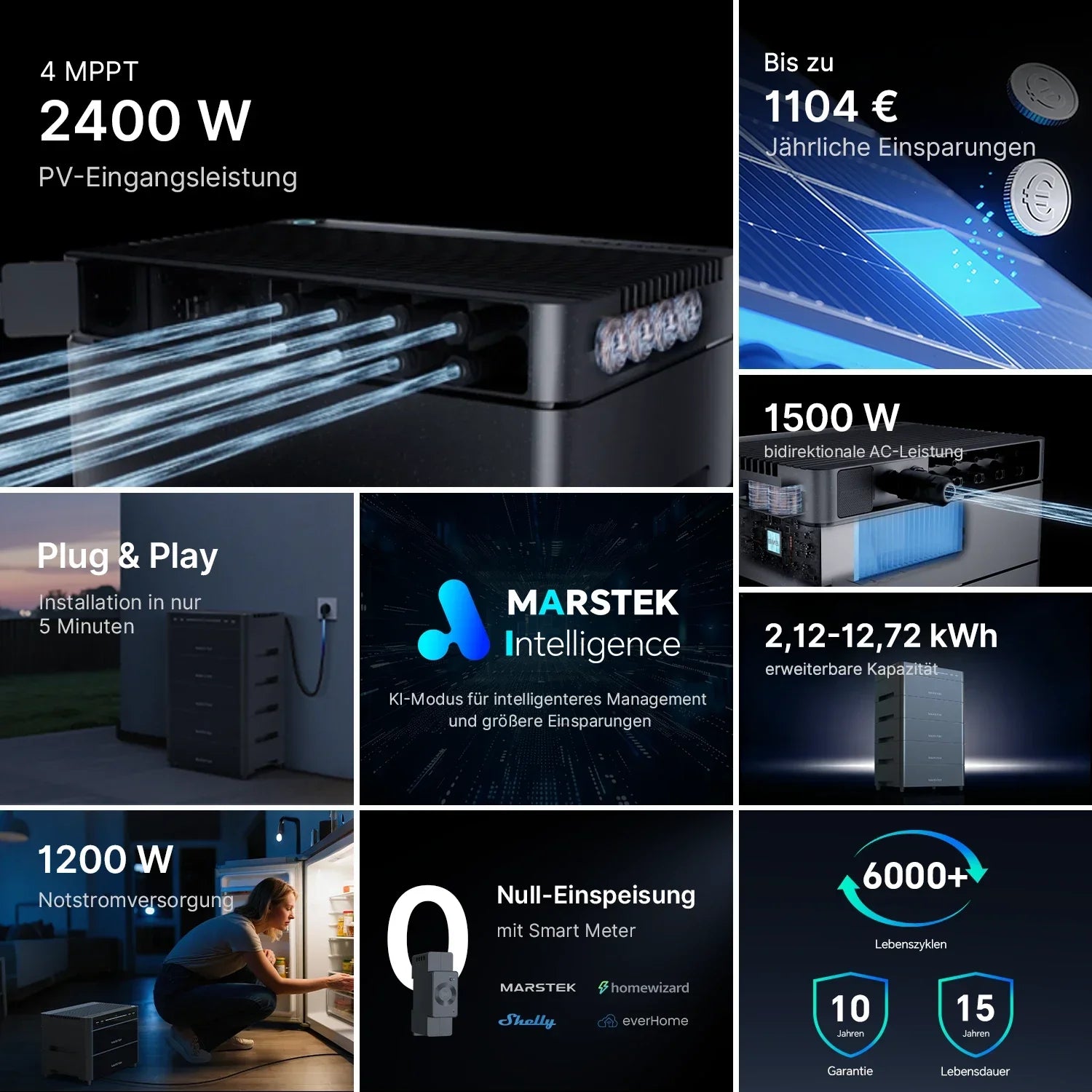MARSTEK Venus A All-in-One Plug-in Batterie