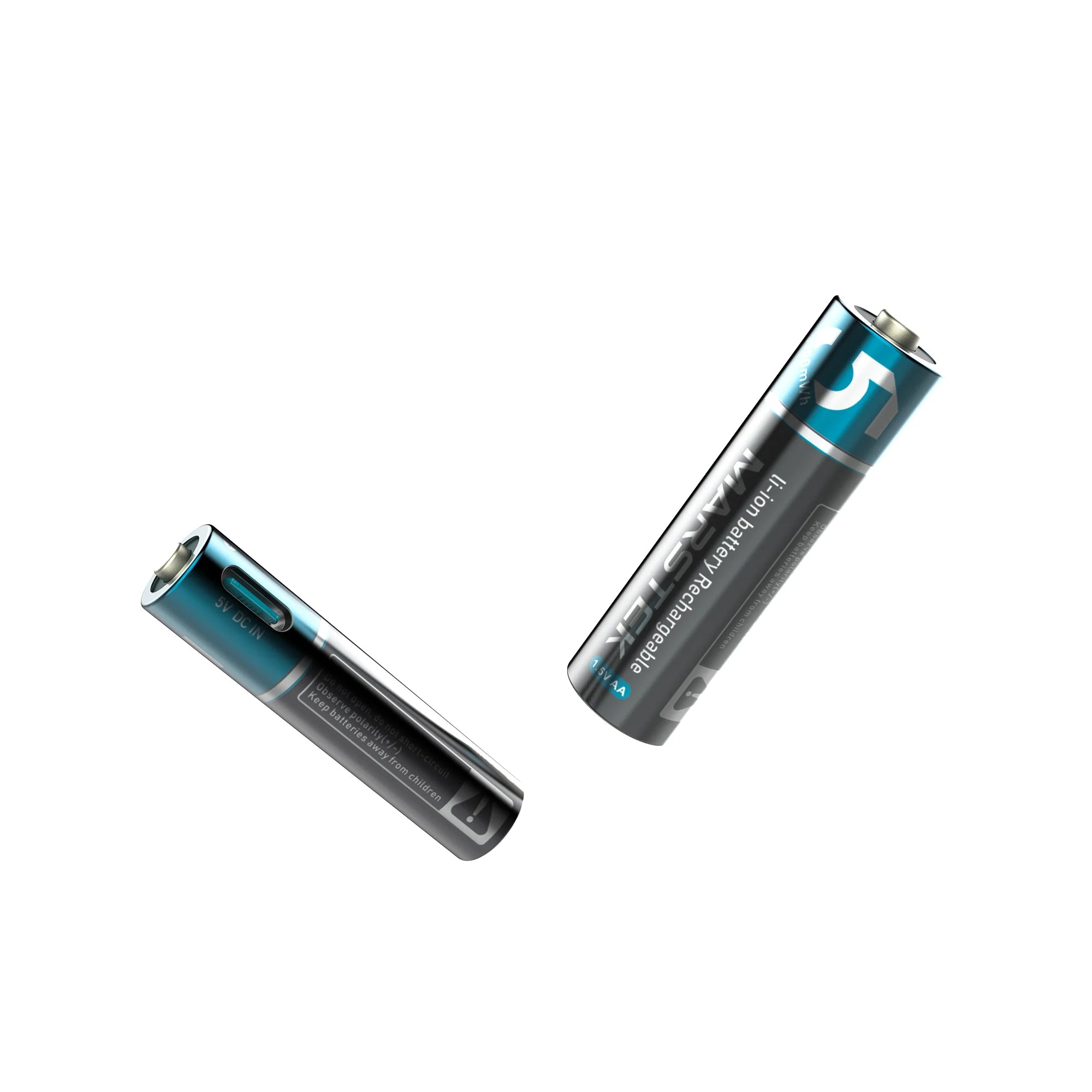 MARSTEK wiederaufladbarer Li-Ion-Akku mit USB-C-Anschluss