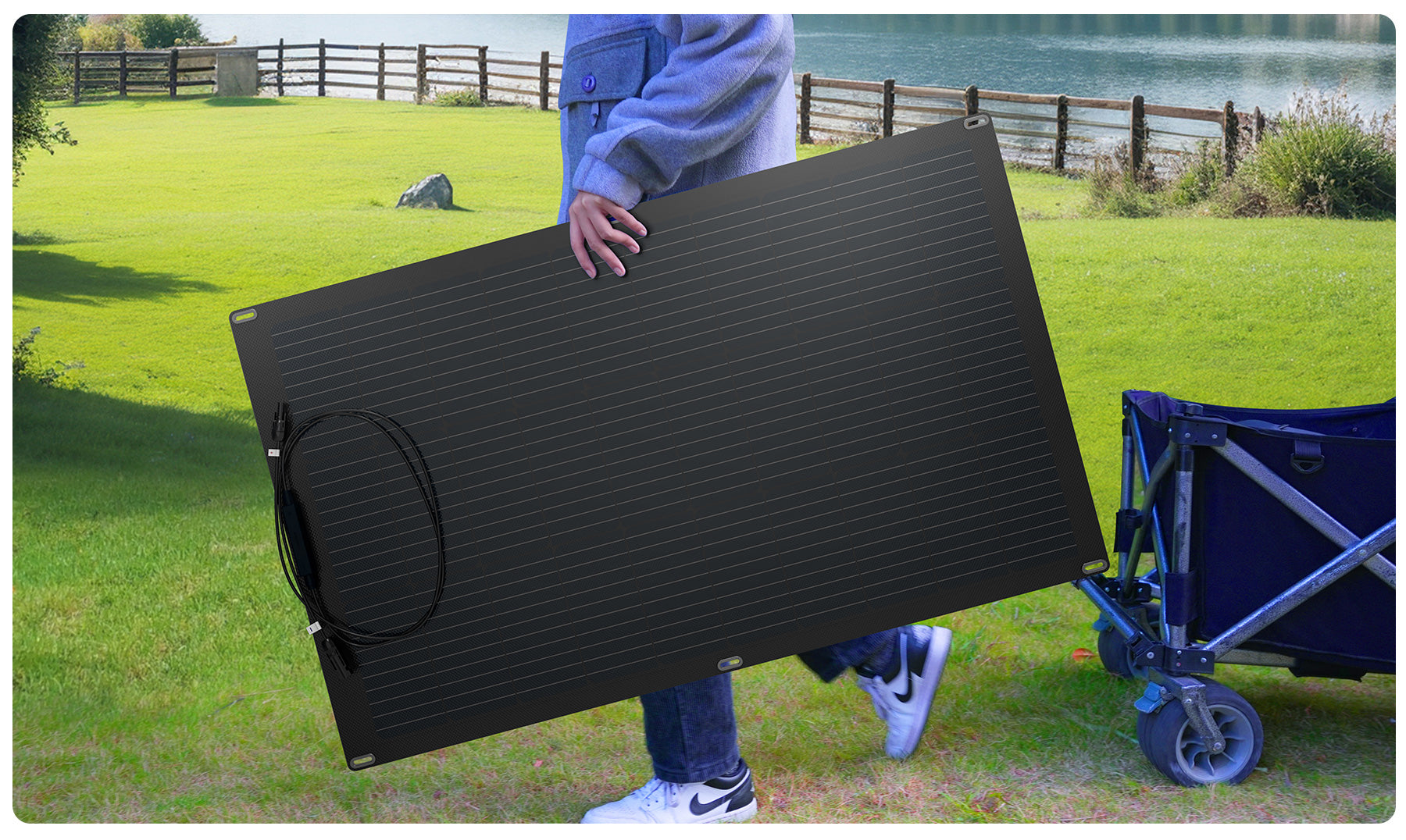 MARSTEK Apollo Flexibles Solarpanel (110W, 4er-Pack)