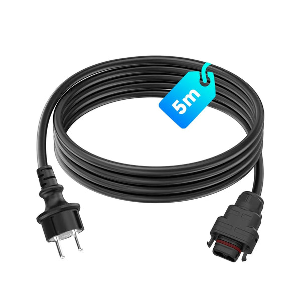 MARSTEK 5m AC-Kabel PECO-B auf Schuko für Mikrowechselrichter