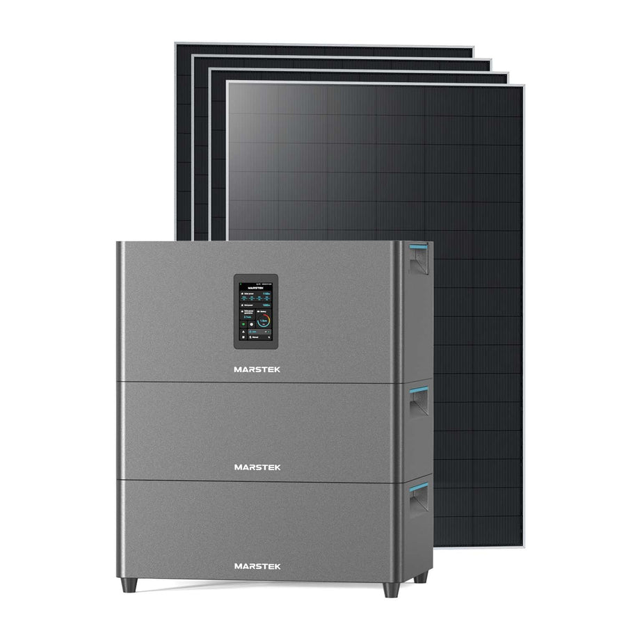 Marstek Jupiter C plus + 2x Erweiterungsakku + 1800Wp Bifaziales Solarmodul
